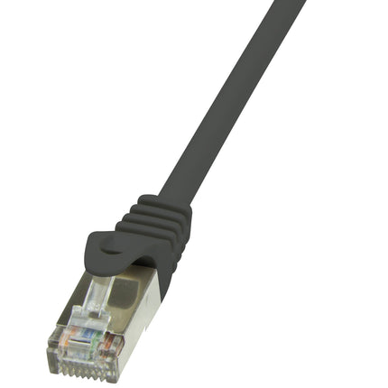 Patchkabel Cat5e F/UTP Ecoline 1m Zwart