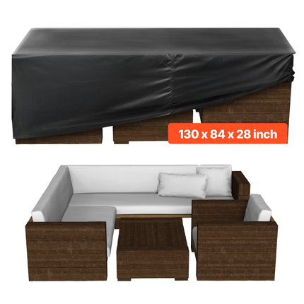 Patio Furniture Cover 420D Waterproof, 330x214x71 cm