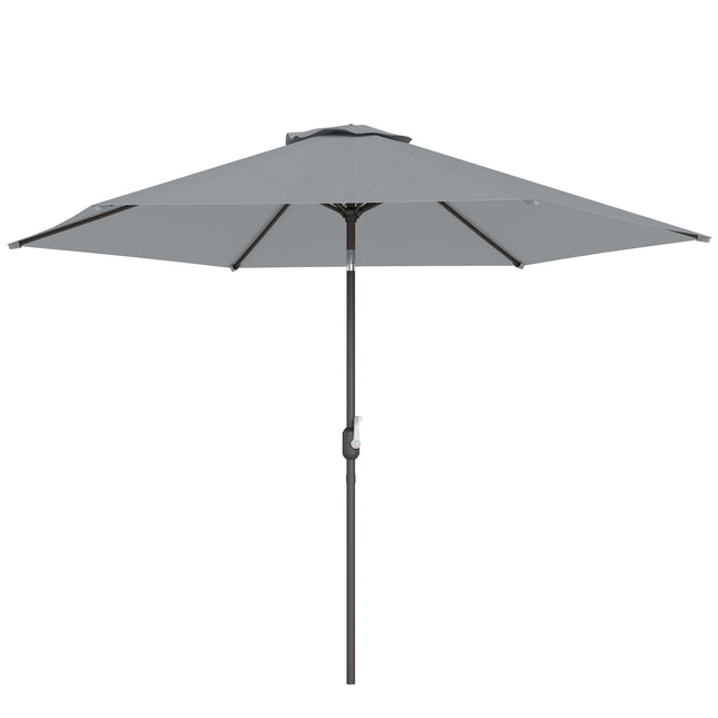 Zahradní slunečník 2.95m s náklonem, UPF30+ polyester