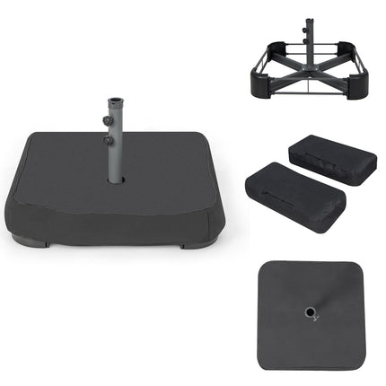 Sonnenschirmständer, 90 kg Füllgewicht, passend für 48 mm