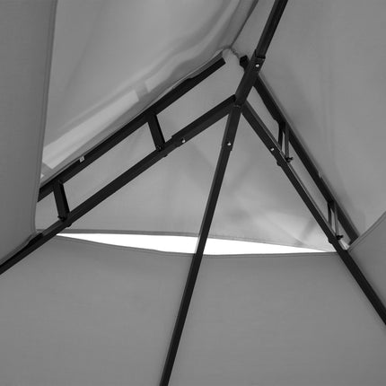 3x4m dark gray waterproof garden pavilion with 6 panels