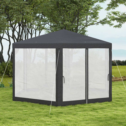 Šestihranný pavilon 4x4m, polyester a kov, s moskytiérou