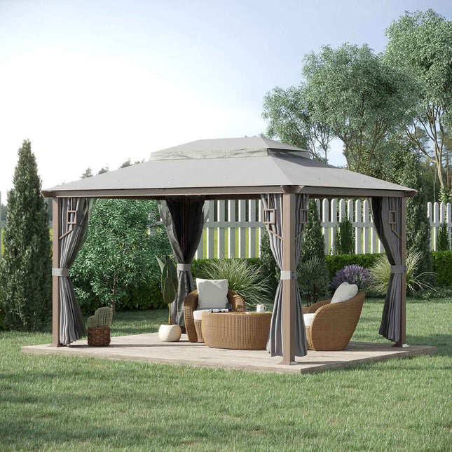 Zahradní altánový stan, 4x3m, kovový rám, moskytiéra