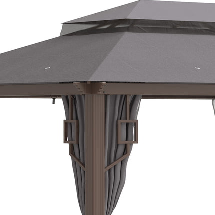 Zahradní altánový stan, 4x3m, kovový rám, moskytiéra