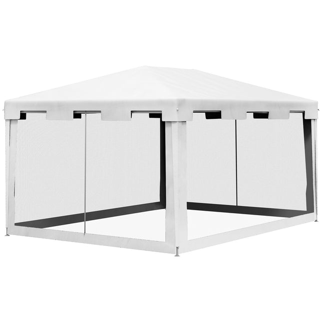 Zahradní pavilon stan 4x3m se síťovými stěnami