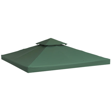 Charcoal Gray Water Repellent 3x3M Gazebo Roof Replacement