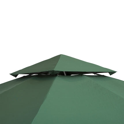 Charcoal Gray Water Repellent 3x3M Gazebo Roof Replacement
