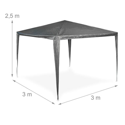 Pavilon v antracitové 3x3 m
