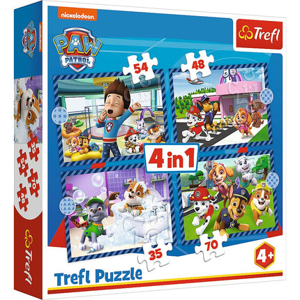 Sada puzzle Paw Patrol 4v1 pro děti