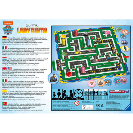 Hra labyrint Paw Patrol junior