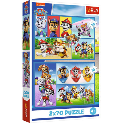 Sada puzzle Paw Patrol, 2 x 70 dílků pro děti