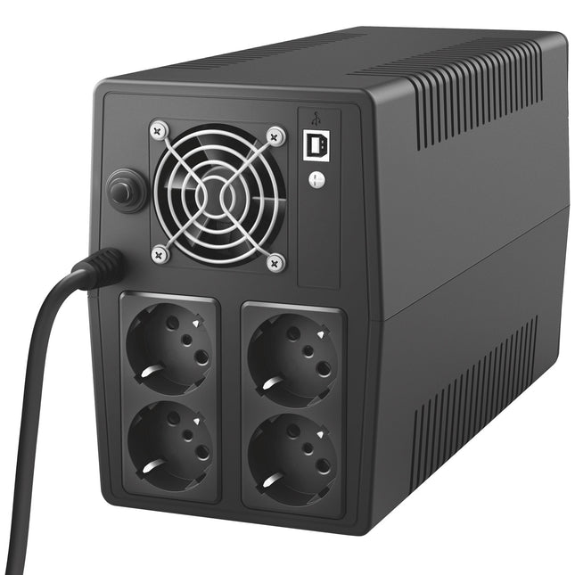 Paxxon 1500VA UPS 4 zásuvky Schuko