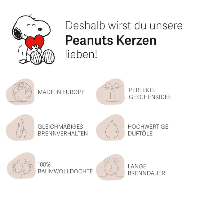 Vonná svíčka s vůní arašídů ve skleněné dóze