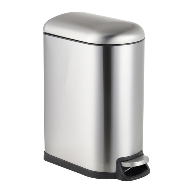 Pedálový odpadkový koš, 10L kovový, tiše dovíratelné víko