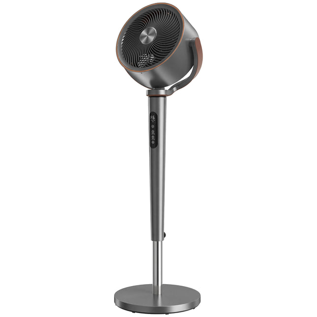 Stojanový cirkulační ventilátor, 12 rychlostí, dálkové ovládání, LED
