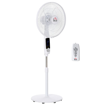 Stojanový ventilátor, 138 cm ocel, časovač a dálkové ovládání, nastavitelná výška