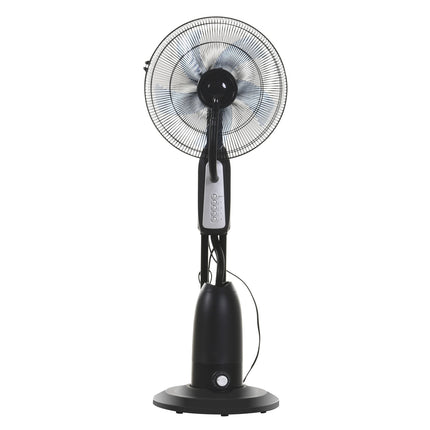 Stojanový ventilátor s mlžením 2.8L, nastavitelný kovový design
