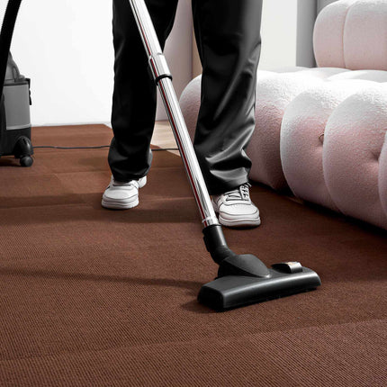 Peel-And-Stick Carpet Tiles, 20-Pack 24x24 in, Dark Brown