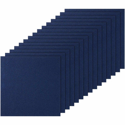 Peel And Stick Carpet Tiles 24x24, 15-Pack, Blue
