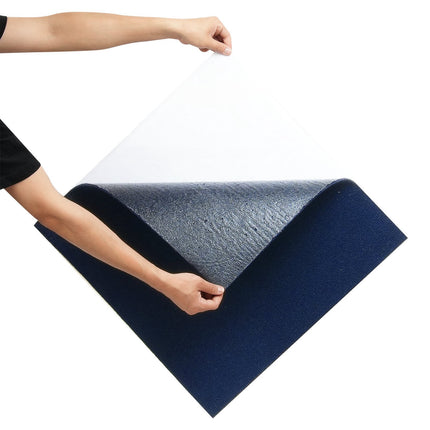 Peel And Stick Carpet Tiles 24x24, 15-Pack, Blue