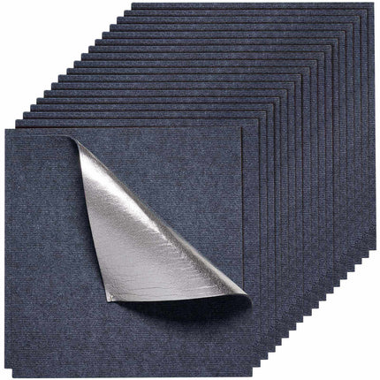 Peel and Stick Carpet Tiles, 15-Pack 24x24, Gray