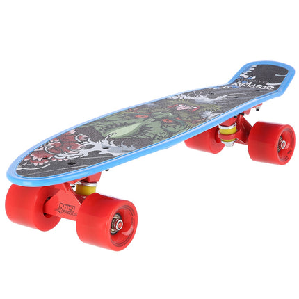 Penny Board Skateboard 57 cm with Dragon Design, ABEC-7 Bearings, PU Wheels