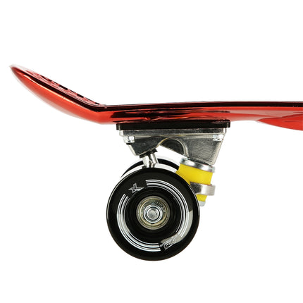 Pennyboard skateboard, červená deska Electrostyle