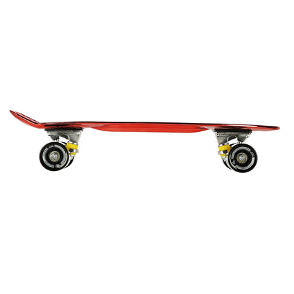 Pennyboard skateboard, červená deska Electrostyle