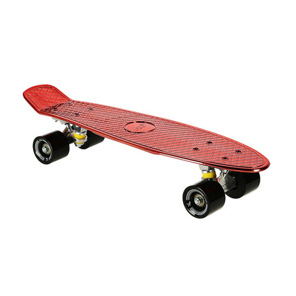 Pennyboard skateboard, červená deska Electrostyle