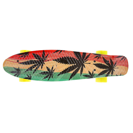 Pennyboard skateboard, Reggae Design, odolná deska