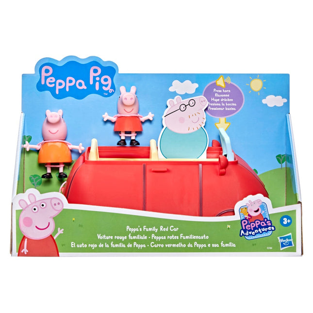 Peppa Pig herní set rodinné červené auto