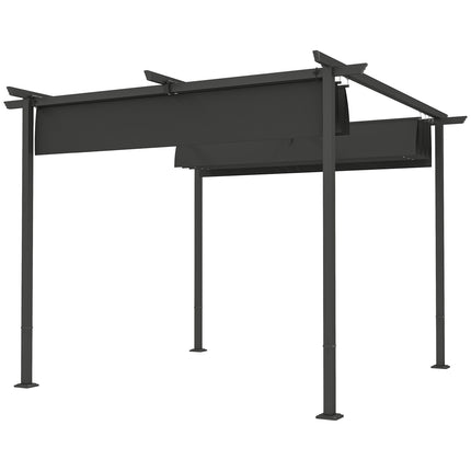 Nastavitelná kovová pergola s UV ochranou na terasu a zahradu