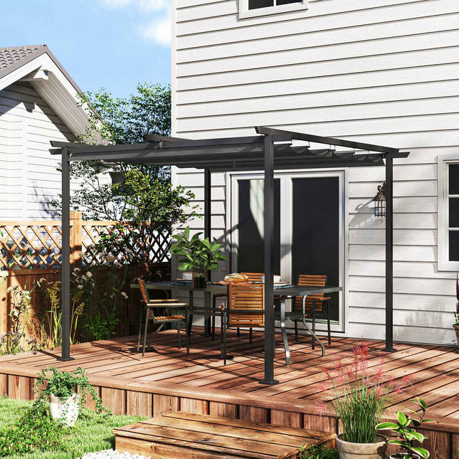 Nastavitelná kovová pergola s UV ochranou na terasu a zahradu