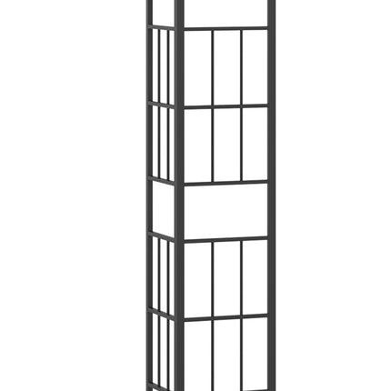 Zahradní pergola 4x3m kovový rám, šedá polyesterová stříška