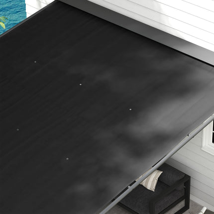 Ocelová pergola 4x3M odolná proti povětrnosti s nastavitelnou střechou