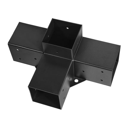 Pergola Brackets Kit 4x4, 12-Pc With 6 Post Bases