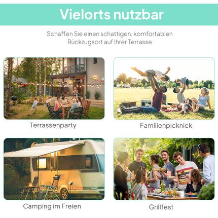 Nástěnná pergola altán 3x2.5m, ocel, voděodolná