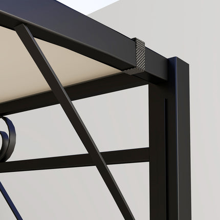 Nástěnná pergola altán 3x2.5m, ocel, voděodolná