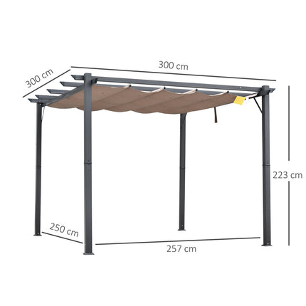 Pergola pavilon terasová střecha, posuvná střecha, hliník