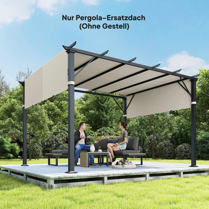 Náhradní střecha pergoly, UV ochrana, 3x3m, krémová