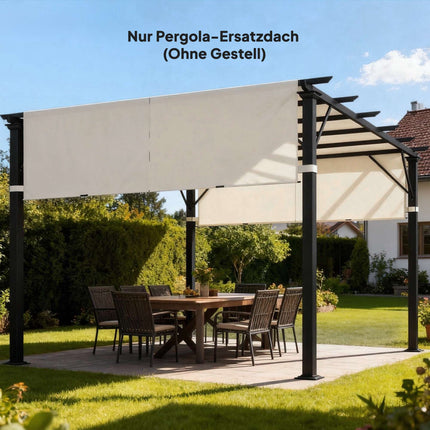 Náhradní střecha pergoly, UV ochrana, 3x3m, krémová