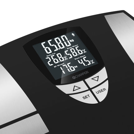 Osobní váha Body Fat PV310 černá/stříbrná