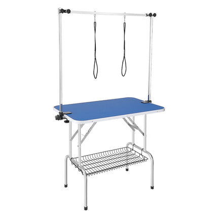 Pet Grooming Table 36 x 24 in, Foldable, 2 Clamp Arms
