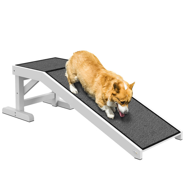 Rampa pro psy s protiskluzovou podložkou, borovice, nosnost 30 kg