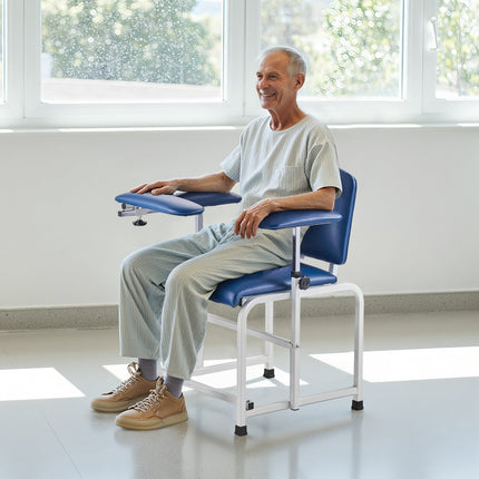 Phlebotomy Chair – Adjustable Armrests, 400 lb Capacity