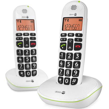 PhoneEasy 100w Duo bílý