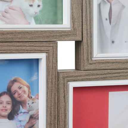 Photo frame with collage for 24 photos