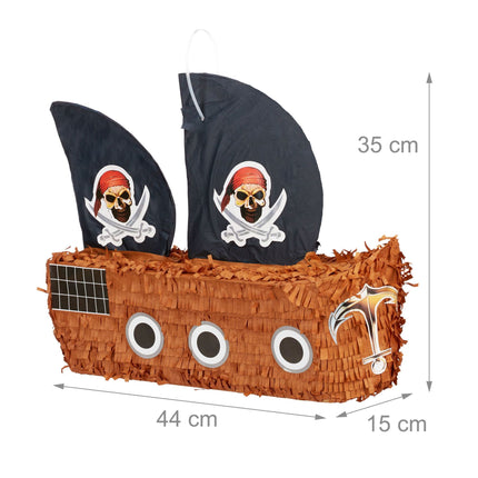 Piñata pirate ship