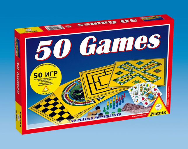 Piatnik sada deskových her 50 her