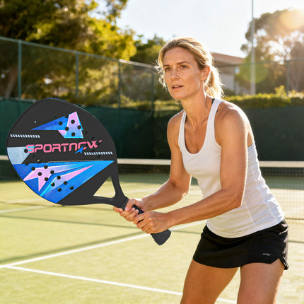 Sada pálek na pickleball, uhlíkové vlákno, protiskluzový grip, taška součástí